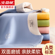 北極絨兒童保暖內(nèi)衣套裝無(wú)痕發(fā)熱加絨德加厚秋冬寶寶男女大童秋衣秋褲 天藍(lán)色【熱賣】 100 建議身高85-95cm，13-25斤