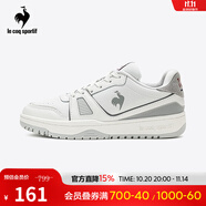 樂(lè)卡克（Le coq sportif）法國(guó)公雞男女款都市休閑運(yùn)動(dòng)板鞋休閑鞋CMT-233407 白色/迷霧灰/WDG 36