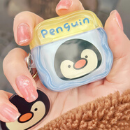 殼姐姐適用airpods4保護套ins呆萌企鵝配掛件第六代蘋(píng)果耳機保護套無(wú)線(xiàn)藍牙耳機套防摔創(chuàng  )意彩繪殼