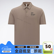 銳步官方24新品男子運動休閑舒適針織短袖T恤Polo衫 24SRM401MGL2 淺軍綠 M
