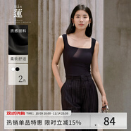 阿依蓮背心女可外穿洋氣無(wú)袖上衣新款2025秋季海邊運(yùn)動(dòng)美背辣妹吊帶打底 隕石黑 均碼