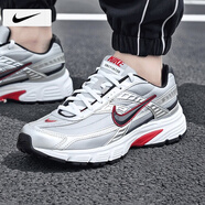 耐克（NIKE）男鞋厚底老爹鞋2025秋冬季新款復古跑鞋風(fēng)INITIATOR運動(dòng)鞋休閑鞋 金屬銀/黑色/紅394055-001/建議拍大半碼 44.5