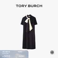 Tory Burch 湯麗柏琦 【線上專(zhuān)享】經(jīng)典款女裝 襯衫連衣裙 63205 中調(diào)海軍藍(lán)/象牙白 480 XL 推薦135-145斤