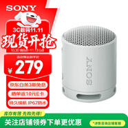 索尼（SONY）SRS-XB100無(wú)線藍(lán)牙音箱 迷你便攜音響 重低音16小時(shí)續(xù)航 戶外低音炮音箱 IP67防水防塵 XB13升級(jí)款 淺灰色