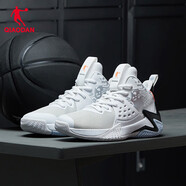 喬丹【真5折】喬丹QIAODAN男鞋無(wú)雙籃球鞋戰靴秋新款減震耐磨運動(dòng)鞋學(xué) 白色黑色 39