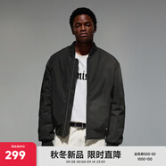 CHINISM CH赤塵基礎(chǔ)款飛行員夾克外套男士秋冬加厚棉衣美式復(fù)古情侶棉服 黑色 M