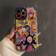 詩(shī)迦努涂鴉小魔女手機殼適用iPhone1615promax紅米K70創(chuàng  )意保護套 羽紗奶油殼-B68魔女蒙娜_【可參考評價(jià)圖】 OPPO_A58_5G