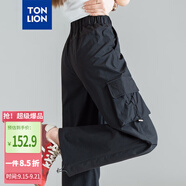 唐獅（TonLion）2025夏女工裝褲高腰寬松休閑褲