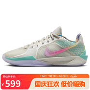 耐克NIKE女子籃球鞋 SABRINA 2 運(yùn)動鞋HQ1846-001灰白/綠粉36.5