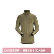 始祖鳥(niǎo)（ARC'TERYX）RCTERYX軍鳥(niǎo)LeafColdWxZipNeckAR-Wool半拉鏈羊毛長(cháng)袖T恤男款 鱷魚(yú)棕/Crocodile XL