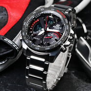 卡西歐（CASIO）手表太陽(yáng)能運動(dòng)鋼帶賽車(chē)男腕表EQS-500DB-1A ECB-900YDB-1A【太陽(yáng)能+藍牙+藍