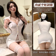 山茶蜜桃 情趣內衣性感空姐職業(yè)裝夫妻調情包臀裙緊身純欲制服角色扮演