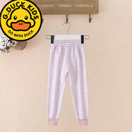 G.duck兒童秋褲單條春秋長(cháng)襯褲純棉女童中大童內穿貼身保暖寶寶打底褲長(cháng) 杏色 100 建議90-98cm30內