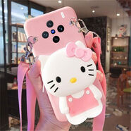 蒙艾酷零錢(qián)包適用于于vivox200ultra手機保護殼軟殼x200s保護套可 粉--KT貓+斜掛跨繩 vivoX200Pro