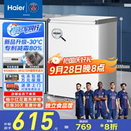 海爾（Haier）100升低霜小冰柜家用商用 冷藏柜冷凍柜兩用冰柜京東自營小型冰箱小型冷柜BC/BD-100GHW9D國家補貼