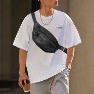 李寧（LI-NING）腰包斜挎包 運動(dòng)騎行跑步健身手機腰包大容量女戶(hù)外單肩胸包