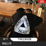 PALACE美式潮牌高街經(jīng)典大三角寬松套頭長(cháng)袖BF風(fēng)情侶休閑衛衣 男女同款 黑色 L
