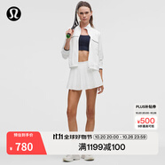 lululemon丨Varsity 女士風琴褶高腰網球裙速干芯吸 LW8AKVS 白色 S /6