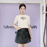 Jessy line女士氣質(zhì)時(shí)尚短裙S344112184 黑色 XS