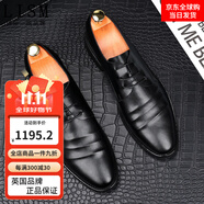 LISM國際一線(xiàn)品牌男士商務(wù)休閑正裝皮鞋英倫韓版尖頭內增高新郎結婚鞋 黑色(普通款) 37 關(guān)注收藏送襪子