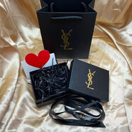 三棲虎原版高仿口紅禮盒 香水禮盒 禮袋手提袋 空盒生日情人節(jié)禮物盒 圣羅蘭唇釉l拉菲草口紅盒一