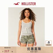 HOLLISTER25夏季新款美式Y2K辣妹熱褲低腰牛仔短褲女裝349-5175 迷彩印花 25 160/64A 0標準版