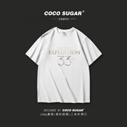 OLOEY光與影33號遠征隊｜高品質(zhì)短袖｜重磅高克重t恤｜周邊衣服半袖tee 白色 偏大 S 100-120斤