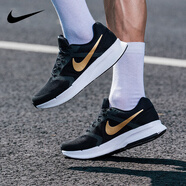 耐克（NIKE）跑步鞋男鞋 2025新款秋冬跑鞋氣墊AIR ZOOM運動(dòng)鞋 飛線(xiàn)-黑金-輕便透氣 42.5