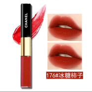 CHANE1L香奈兒Chanel口紅香薰套裝絲絨炫色炫光雙效持妝唇膏唇釉coco滋潤(rùn) 香奈兒雙效176#冰糖嫩番茄
