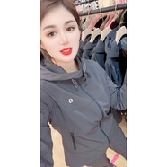 semir森馬洋氣顯瘦連帽沖鋒衣女歐洲站春秋裝新款時尚百搭休閑純色上衣 森馬xl(建議115斤-130斤) 12XL 深灰色
