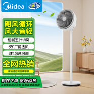 美的（Midea）家用空氣循環(huán)扇電風(fēng)扇落地式節能柔風(fēng)小風(fēng)扇/大風(fēng)力強風(fēng)臺式臥室輕音臺扇/香薰搖頭落地扇 GAH20AC