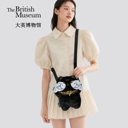 大英博物館巴斯特柿柿如意毛絨手機包斜挎包送女生生日禮物 巴斯特萌貓摸魚(yú)手機包斜挎包