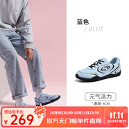 駱駝（CAMEL）【月牙】德訓(xùn)鞋男女鞋2025年春季新款復(fù)古休閑鞋板鞋情侶款 L15S577059C男款 藍(lán)色 40