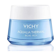 薇姿（VICHY）【原裝進(jìn)口】薇姿水活霜面霜50ml溫泉礦物保濕補水清爽滋潤護膚 礦物保濕霜50ml【滋潤版】