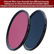 vivo適配680nm760IR77mm紅外鏡頭67mm52單反微單720相機49透視光850濾鏡82 760波段 72mm