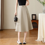 TERRE BLEUE女式半截裙2025秋新款高級感小個(gè)子時(shí)尚休閑顯瘦半身裙子