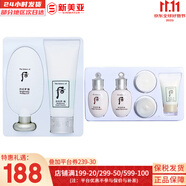 后（The history of Whoo） 洗面奶180ml泡沫潔面乳女男氨基酸潔顏膏深層清潔去角質(zhì)去痘黑頭 雪玉凝去角質(zhì)套裝+5中樣 261ml
