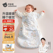 貝肽斯嬰兒睡袋暖姜恒溫兒童一體睡袋嬰幼兒防踢被睡衣冬季加厚 弗里德L