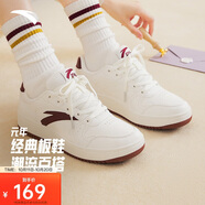 安踏元年板鞋女鞋秋季小白鞋學(xué)生厚底復(fù)古潮流男女同款增高運(yùn)動(dòng)休閑鞋