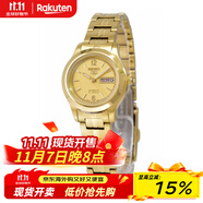 精工（SEIKO）女士自動(dòng)機(jī)械表Overseas系列 SEIKO 5 金色手表SYME02K1 金色SYME02K1