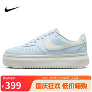 耐克（NIKE）女子休閑鞋NIKE COURT VISION運動鞋DZ5394-400天藍(lán)白37.5