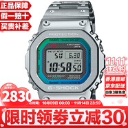 卡西歐（CASIO）G-SHOCK系列經(jīng)典小方塊街頭時(shí)尚運(yùn)動(dòng)防水防震方形手表男送禮推薦 GMW-B5000PC-1太陽能+電波+藍(lán)牙