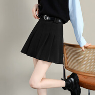 TERRE BLEUE時(shí)尚小個(gè)子百褶短裙2025春秋新款氣質(zhì)高級感減齡顯瘦A字裙子