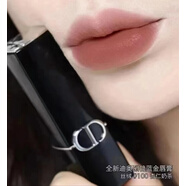 C＆Dior/國慶大促新迪奧烈艷藍金唇膏黑管口紅773 760 772 771 100浮 100#絲絨
