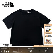 北面（The North Face）短袖T恤 83TT黑色女款 S
