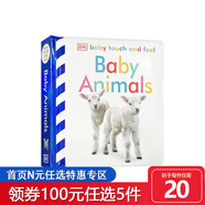 【100選5】DK觸摸書 英文原版繪本 Baby Touch 嬰幼兒童英語啟蒙認(rèn)知紙板書 0-3歲親子互動共讀早教益智 感官訓(xùn)練繪本 綠山墻 【Baby Touch and Feel】動物寶寶