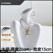 SMVP創(chuàng  )意人體造型藝術(shù)花瓶客廳插花花器家居酒柜裝飾品小眾擺件感 鎖骨女神白色大號（帶精美項鏈）