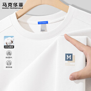 馬克華菲長袖t恤男2025新款重磅休閑寬松體恤男款春秋款高級感男士上衣