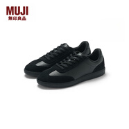 無印良品（MUJI） 男女通用 柔軟鞋墊休閑運動鞋(男士/女士) 小白鞋 德訓(xùn)鞋 黑色 26.5 cm/43碼