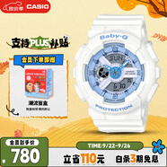 卡西歐（CASIO）手表女士BABY-G學(xué)生運動電子初中學(xué)生日韓表送女友BA-110XBE-7A